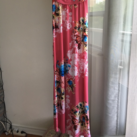 Long Floral Dress Size Small - Picture 4 of 6
